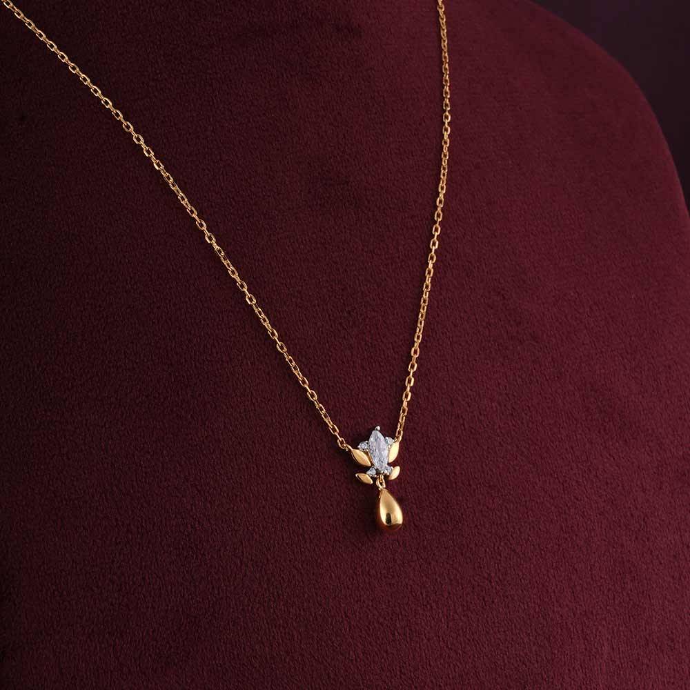 925 Sterling Silver Festival Blink Pendant Necklace For Womens - Waterproof & Anti Tarnish : PMWSTNC119-G