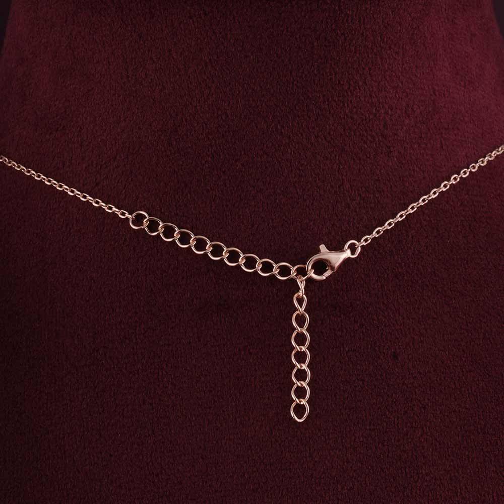 925 Sterling Silver Garnet Flame Pendant For Womens - Waterproof & Anti Tarnish : PMWSTNC141-RG