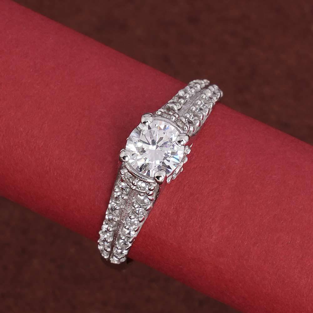 Palmonas 925 Sterling Silver Crimson Love 925 Silver Ring For Womens : PMWSTRG411-S-5