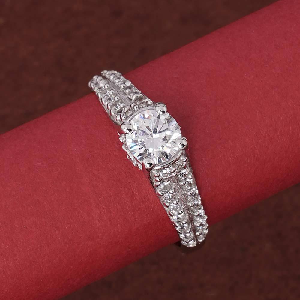 Palmonas 925 Sterling Silver Crimson Love 925 Silver Ring For Womens : PMWSTRG411-S-5