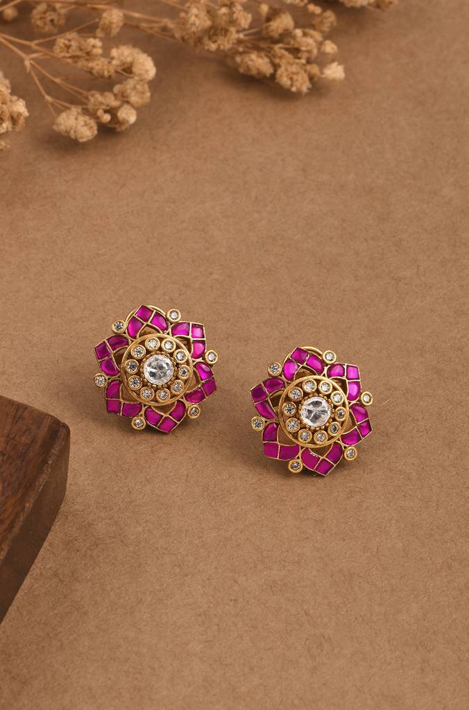 Blush Star Stud Earrings : PRSEP24ER115