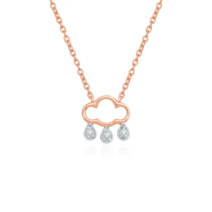 Mini Mivraa Raindrops Cloud Necklace : PSP1490
