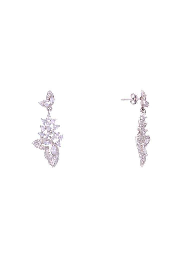 Sterling Sparkling Saga Pendant With Chain & Earrings Set : PSST135-S-NA