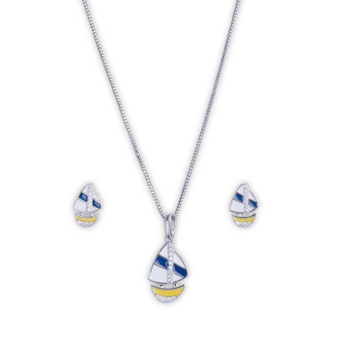 Sunny Sailboat Pendant Set : PS33