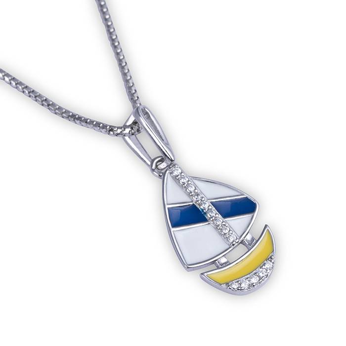 Sunny Sailboat Pendant Set : PS33