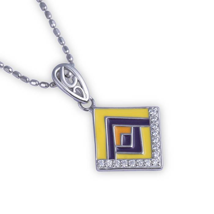 Sunny Square Delight Pendant Set