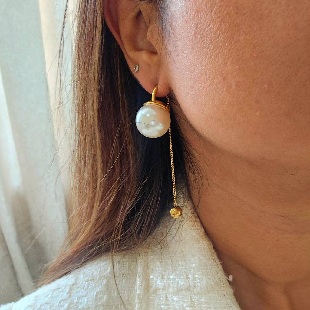 Polly Pearl Earrings : TAA-9999904734189-EARRING