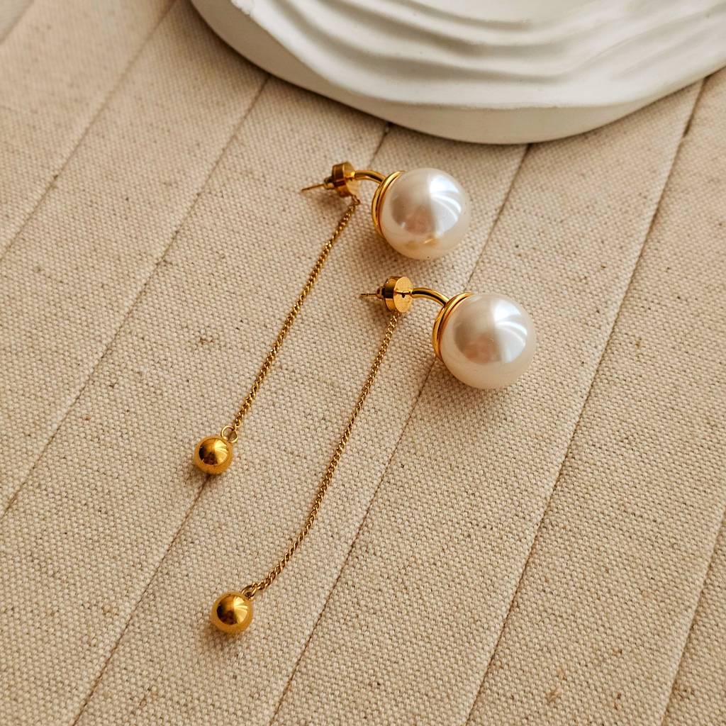 Polly Pearl Earrings : TAA-9999904734189-EARRING