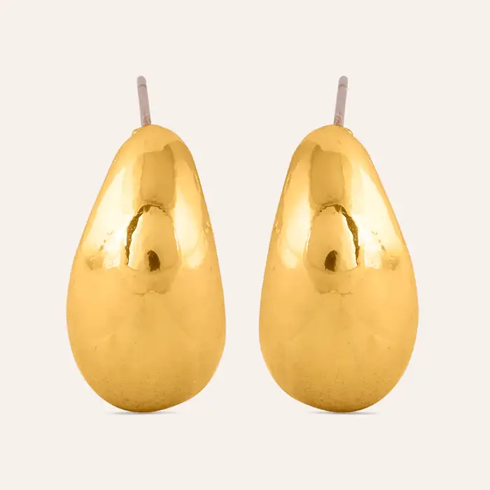 Tfc 18K Pompom Huggie Gold Plated Stud Earrings : 10008