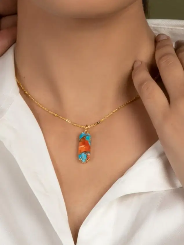 Hidden Treasures Necklace & Earrings Set : QJM5