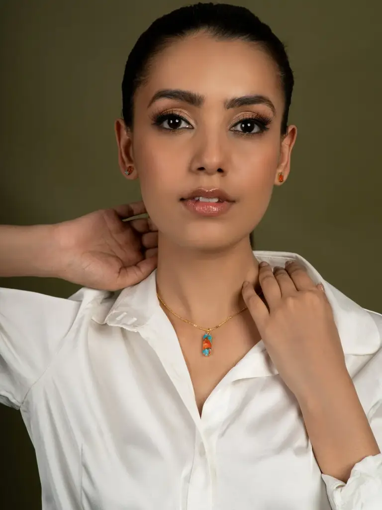 Hidden Treasures Necklace & Earrings Set : QJM5