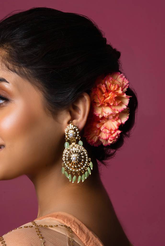 Green Hydrowhite Chaandbali : ASQJ054