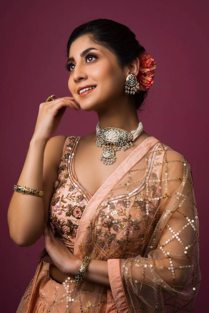 Feroza Jadau Choker Set : ASQJ048