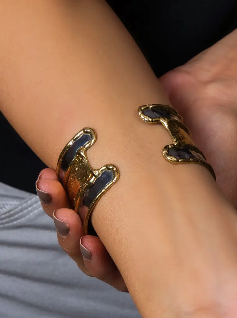 Midnight Black Onyx Cuff : SHCNZ1997