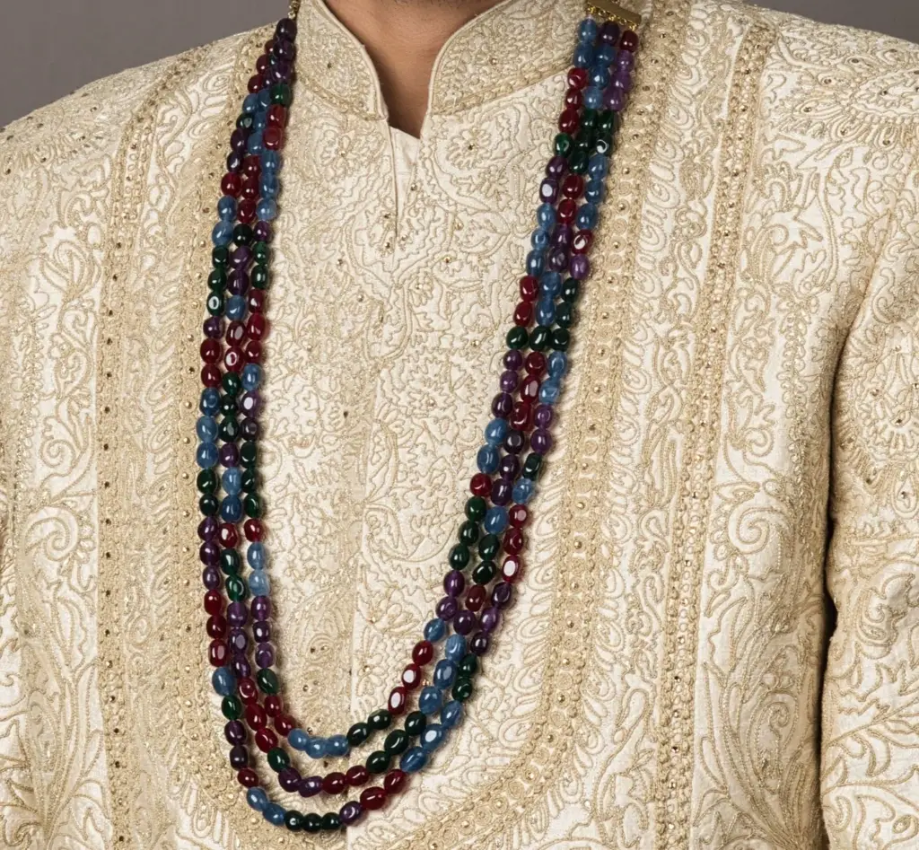 Multicolor Groom'S Sherwani Necklace : RMQJ0096