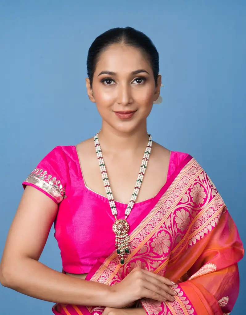 Exquisite Pearl Jadau Pendant - Multicolor : ASQJ121