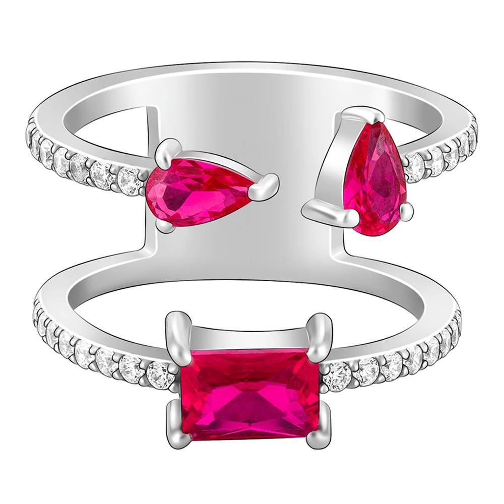 Giva 925 Sterling Silver Pinky Faux Stack Ring|Gift For Valentine | Gift For Girlfriend : R01004