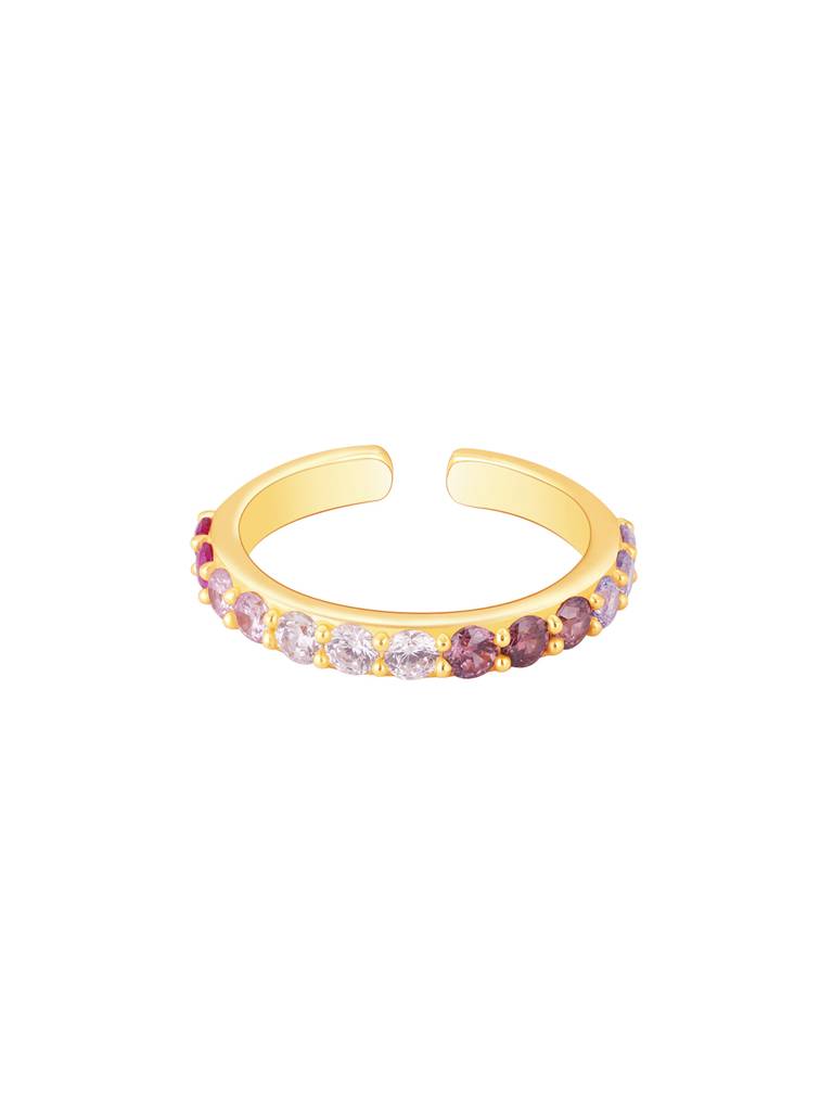Giva 925 Sterling Silver Golden Passionate Gleam Ring