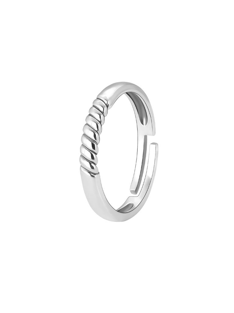 Giva 925 Sterling Silver Rope Ring For Her