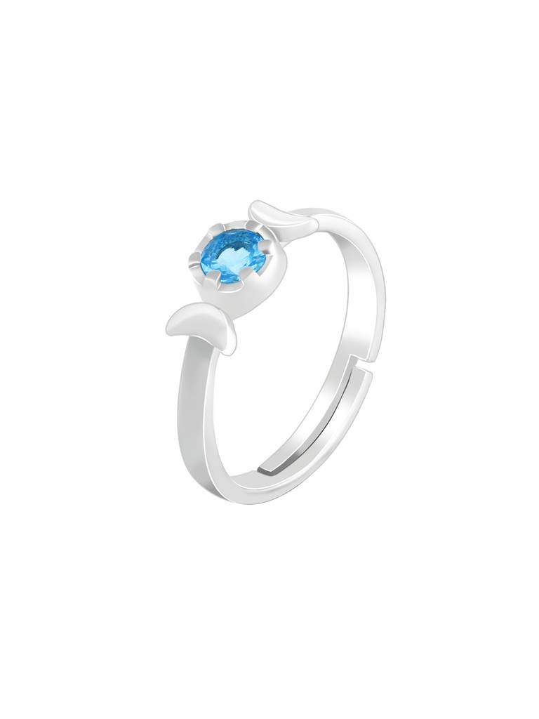 Giva 925 Sterling Silver Blue Phases Ring
