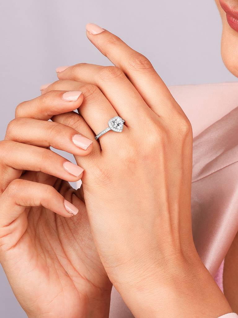 Giva 925 Sterling Silver Hearts Harmony Ring