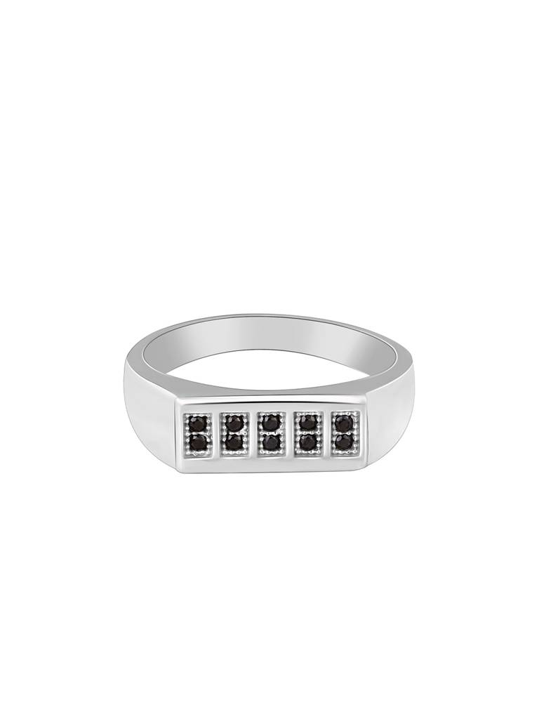 Giva 925 Sterling Silver Contemporary Minimalism Mens Ring