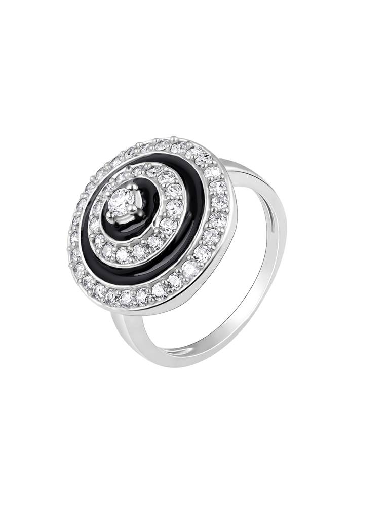 Giva 925 Sterling Silver Midnight Halo Ring