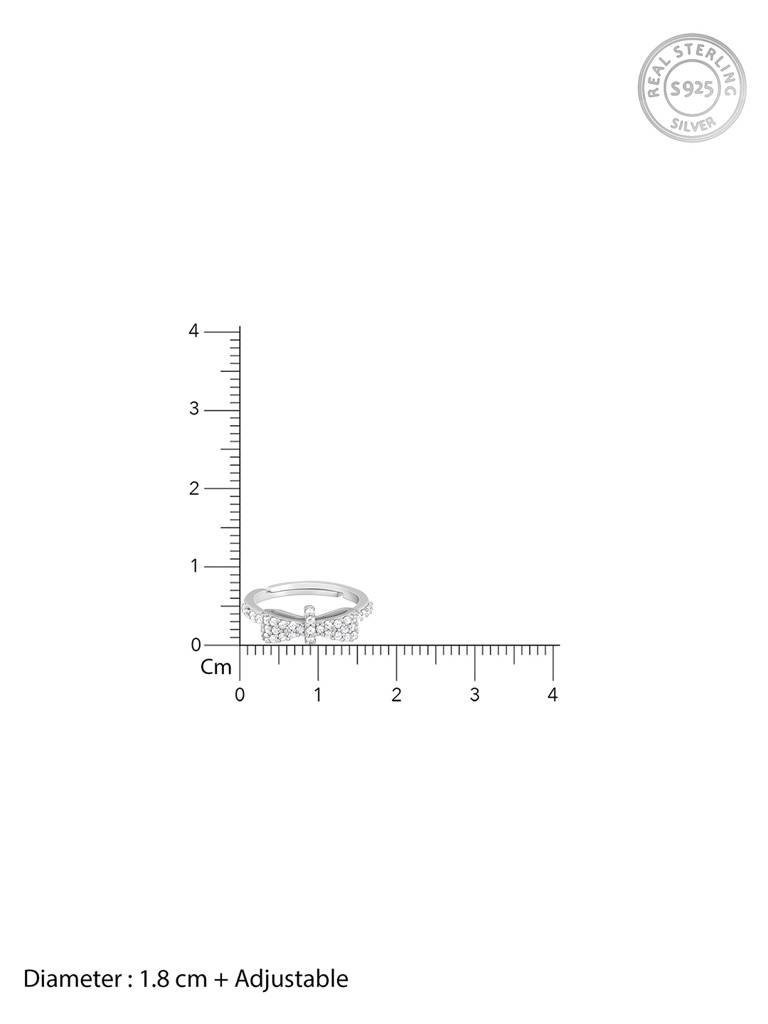 Giva 925 Sterling Silver Classic Bow Ring