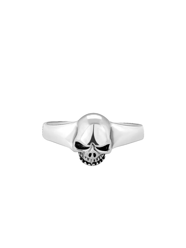 Giva 925 Oxidised Silver Iconic Skull Ring