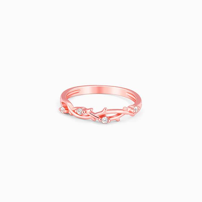 Rose Gold Wreath Ring : R0111