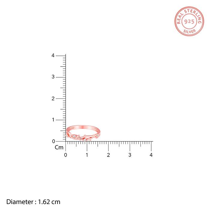 Rose Gold Wreath Ring : R0111