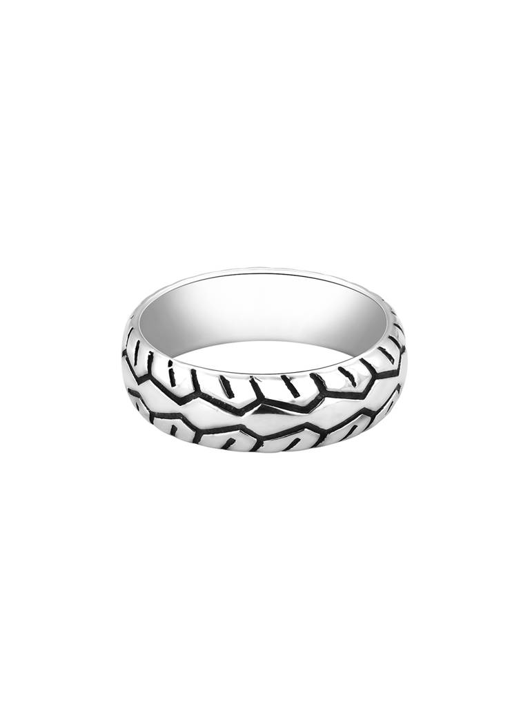 Giva 925 Oxidised Silver Wealth Of Wonder Ring