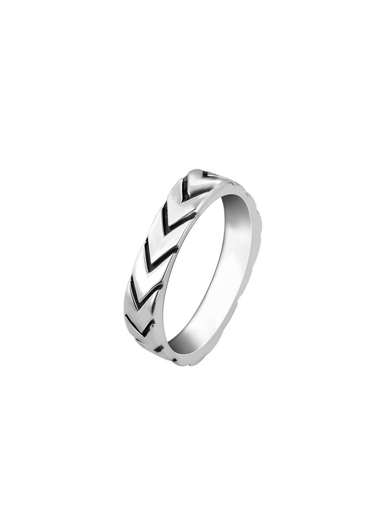 Giva 925 Oxidised Silver Classic Arrow Ring