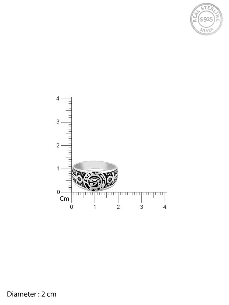 Giva 925 Oxidised Silver Oasis Of Calm Ring