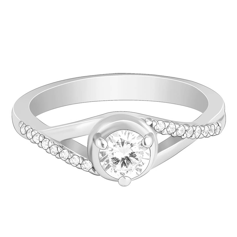 Giva 925 Sterling Silver Eye Of Shine Ring,Fixed Size,Indian - 12, Us - 6 : R01138