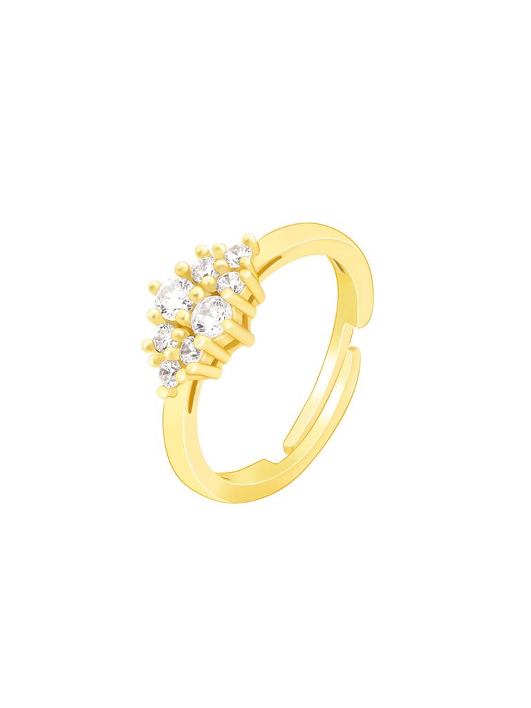 Giva 925 Sterling Silver Golden Luminous Gleam Ring