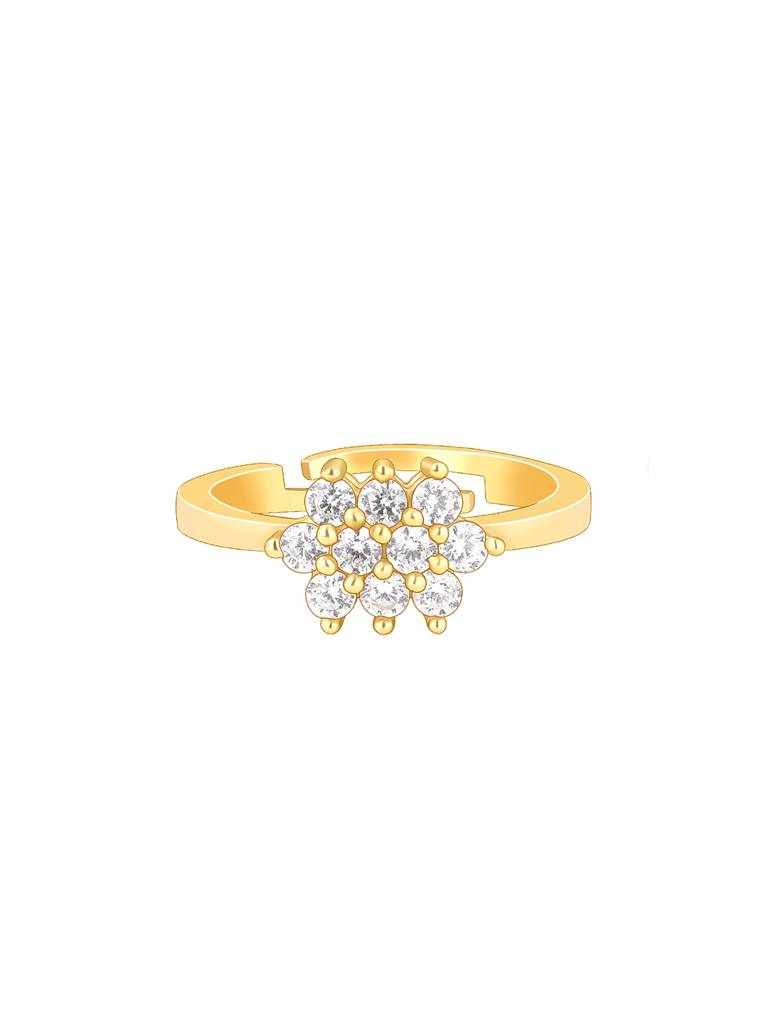 Giva 925 Sterling Silver Golden Classic Gleam Ring