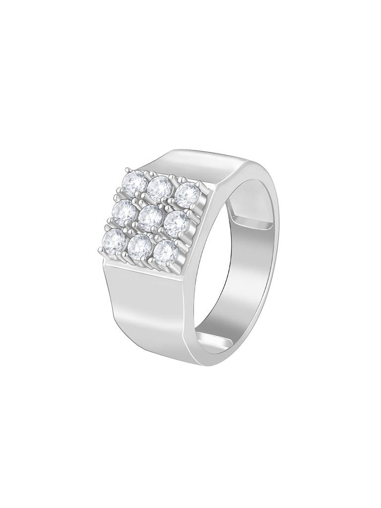 Giva 925 Sterling Silver Subtle Love Mens Ring