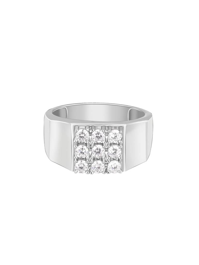 Giva 925 Sterling Silver Subtle Love Mens Ring