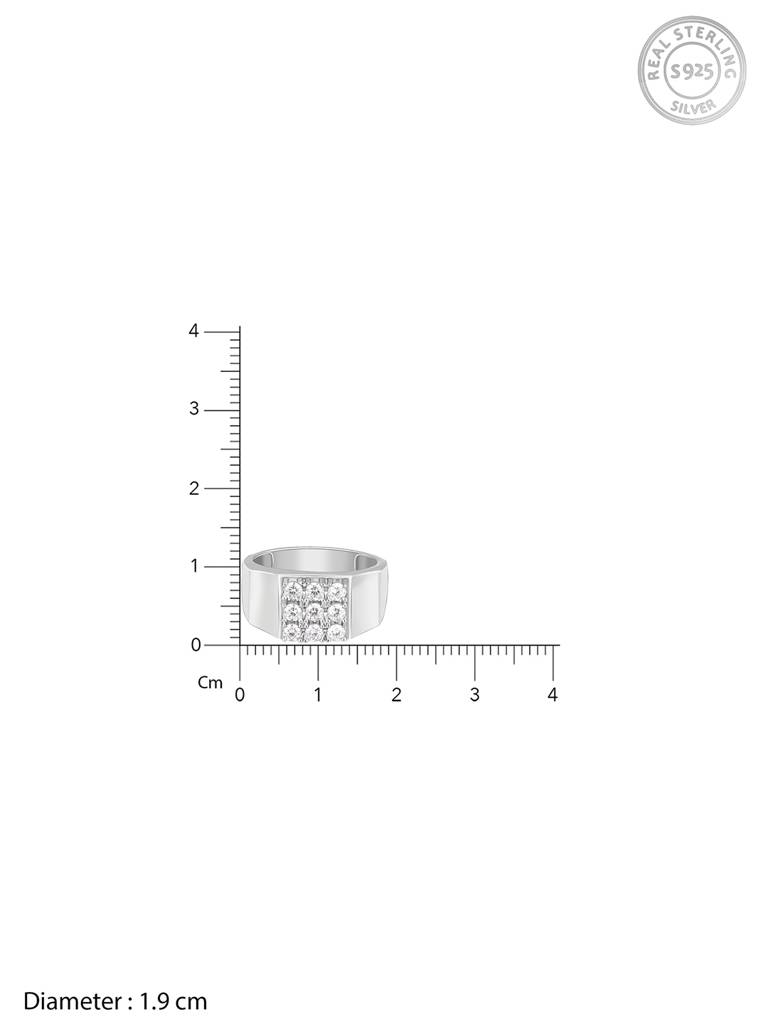 Giva 925 Sterling Silver Subtle Love Mens Ring