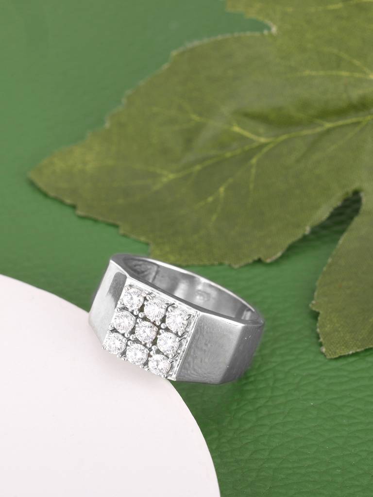 Giva 925 Sterling Silver Subtle Love Mens Ring
