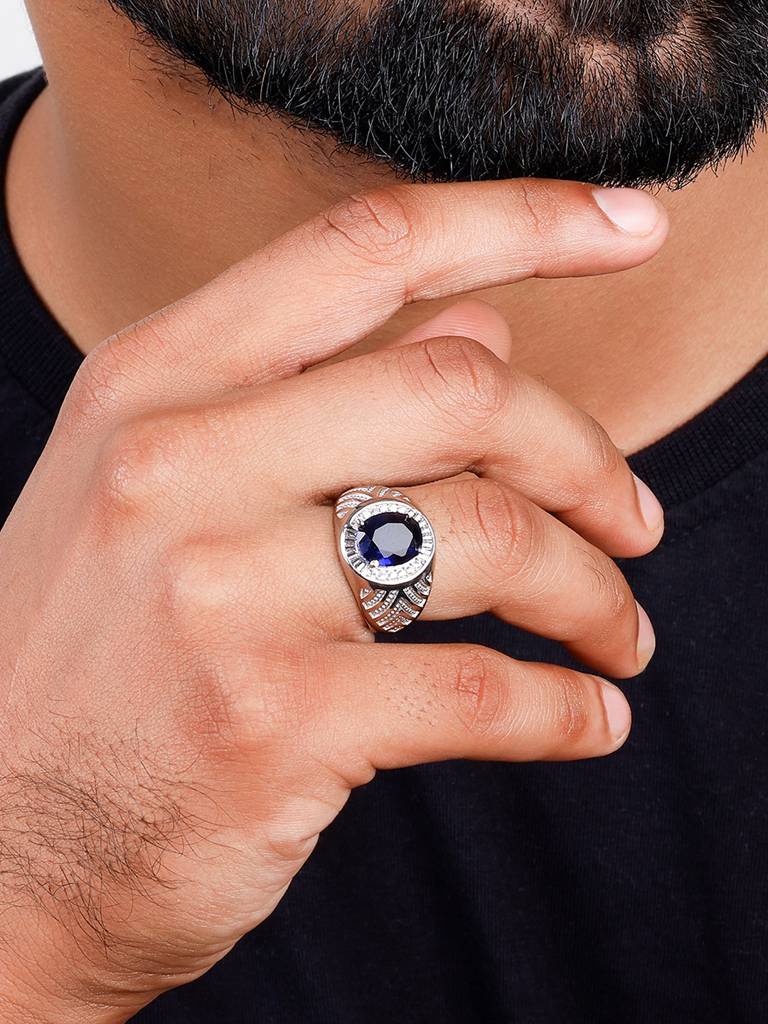 Giva 925 Sterling Silver Amour Simple Mens Ring