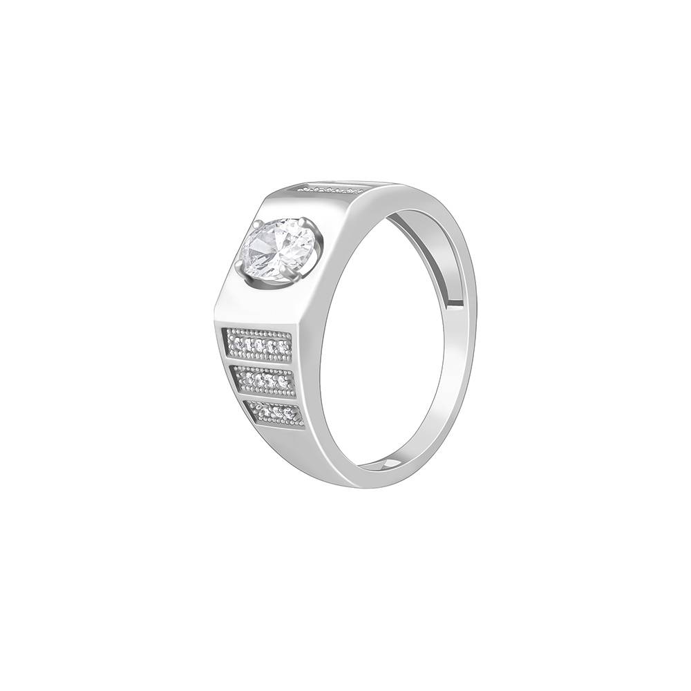 Giva 925 Silver Gallant Ring For Him Fixed Size Indian - 22 : R01185