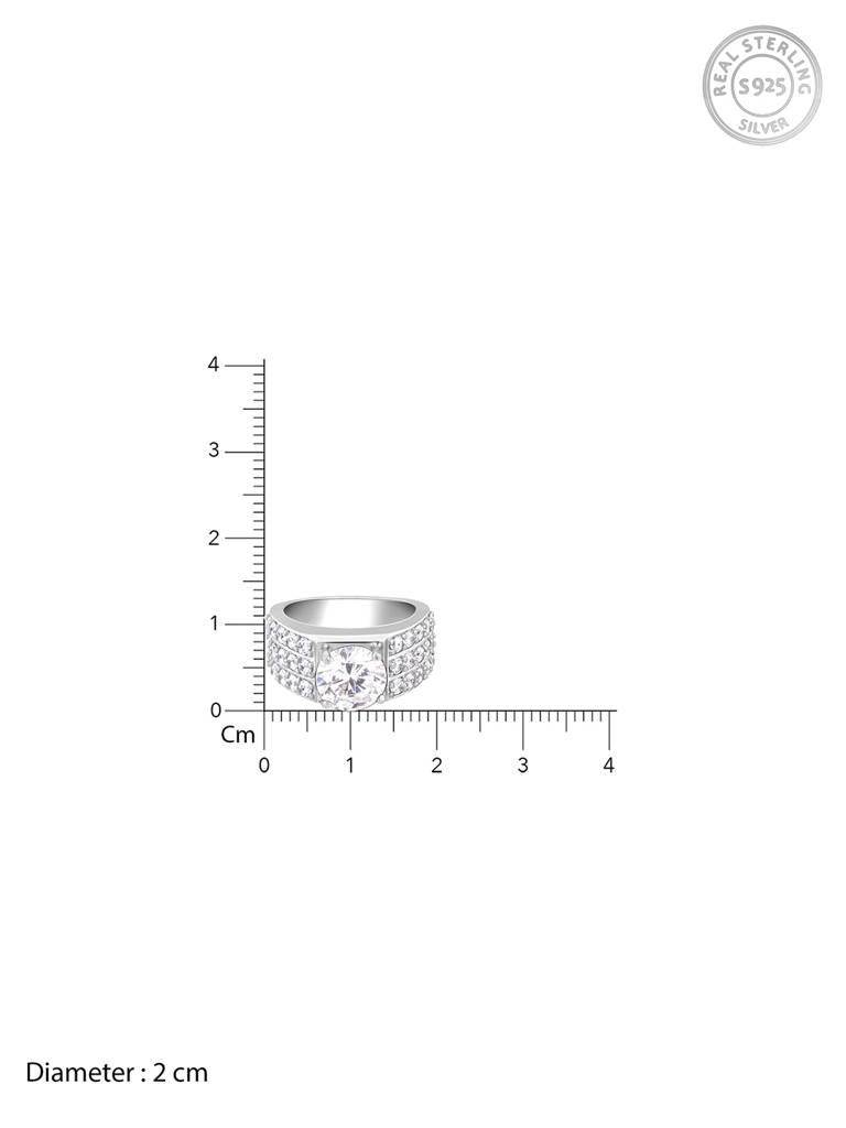 Giva 925 Sterling Silver Sweet Surrender Mens Ring