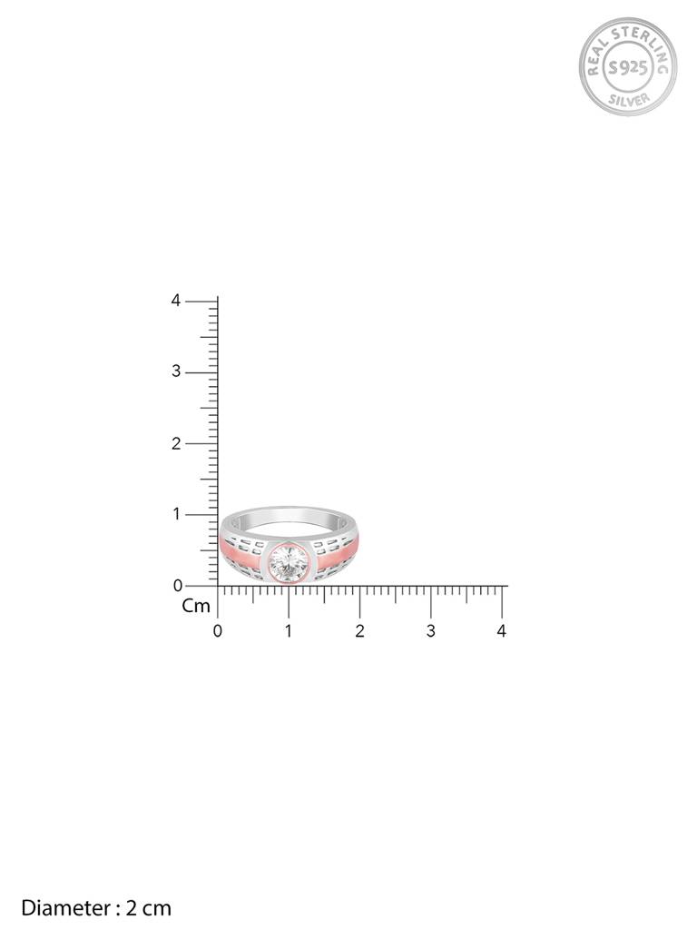 Giva 925 Sterling Silver And Rose Gold Sleek Versatility Mens Ring
