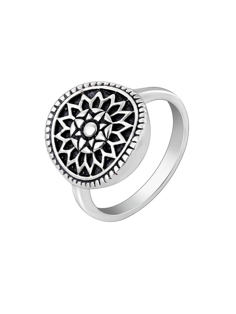 Giva 925 Sterling Silver Sunshine Oxidised Ring