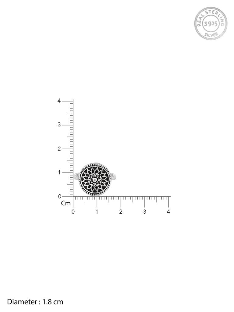 Giva 925 Sterling Silver Sunshine Oxidised Ring