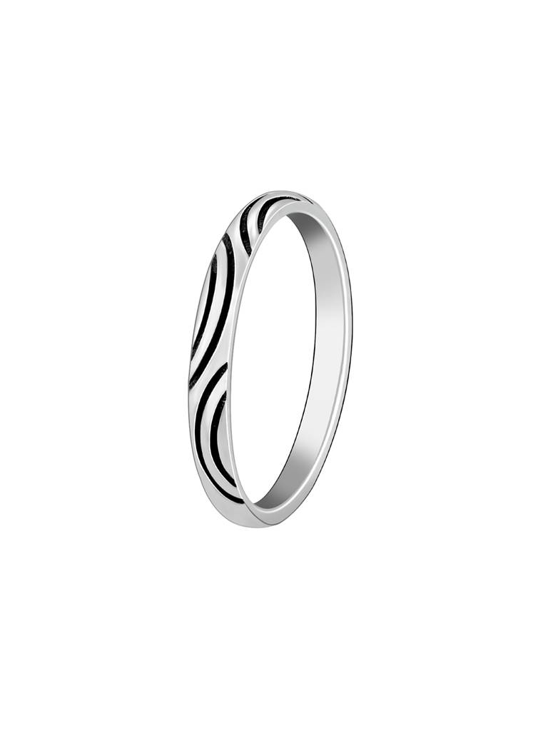 Giva 925 Sterling Silver Ripple Ring