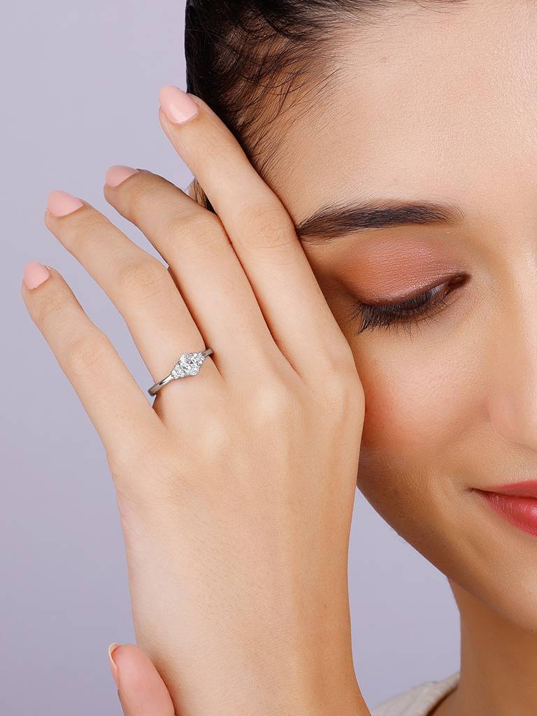 Giva 925 Sterling Silver Evening Glamour Ring