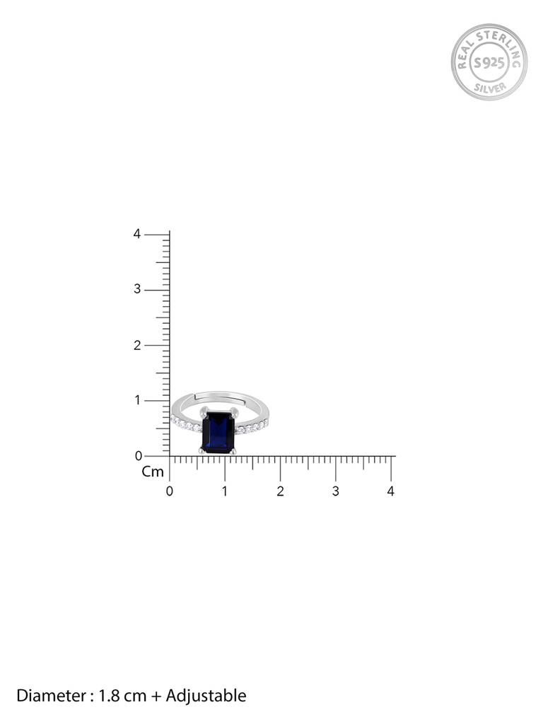 Giva 925 Sterling Silver Sapphire Brilliance Ring